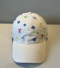 Image 1 of  L V Hat  Brown & Black