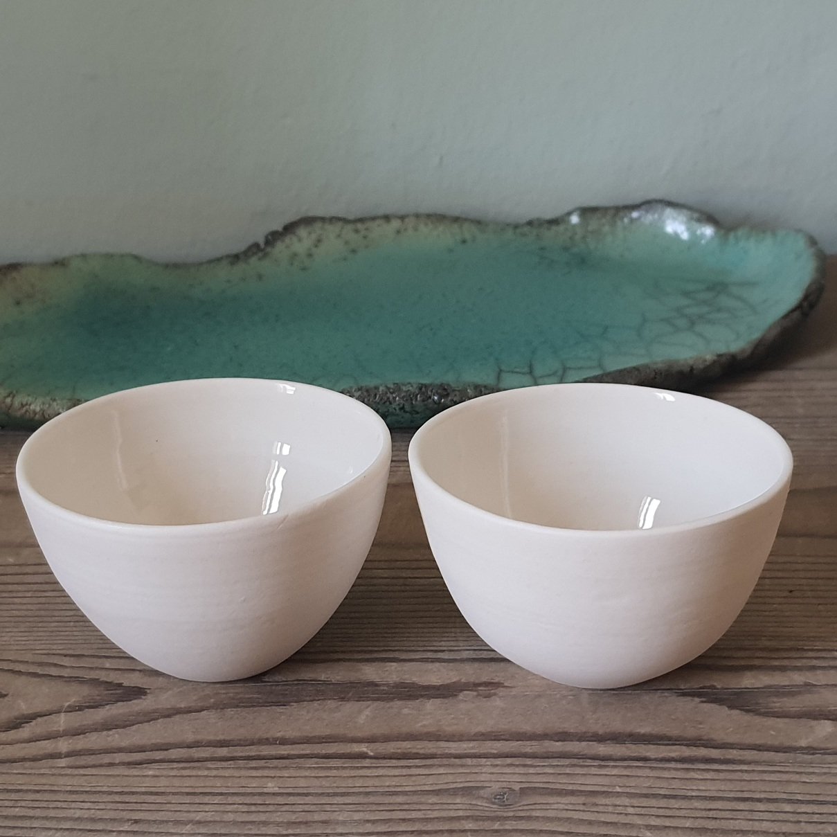 Image of Tazzine con vassoio | PORCELLANA E RAKU