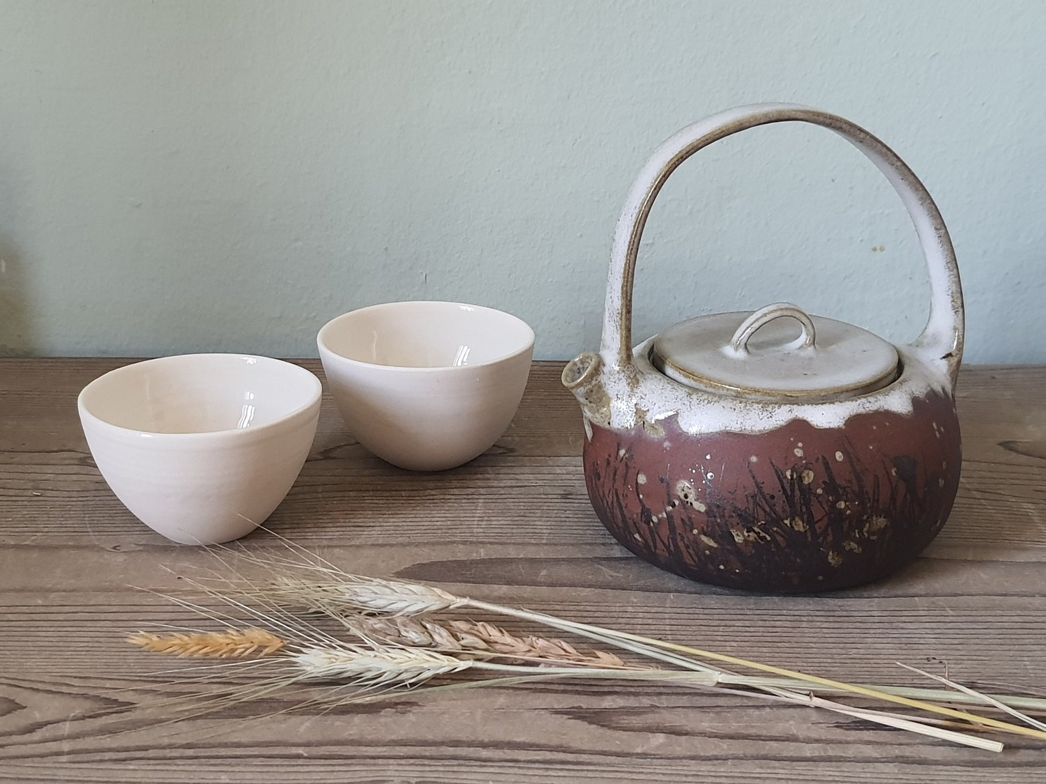 Image of Tazzine con vassoio | PORCELLANA E RAKU