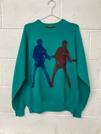 Image 1 of George, green L (23.5"P2P, 27"S2H, 32"C2C)  