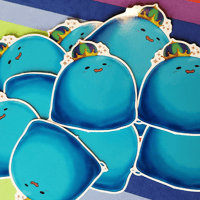 Image 1 of mini king slime sticker