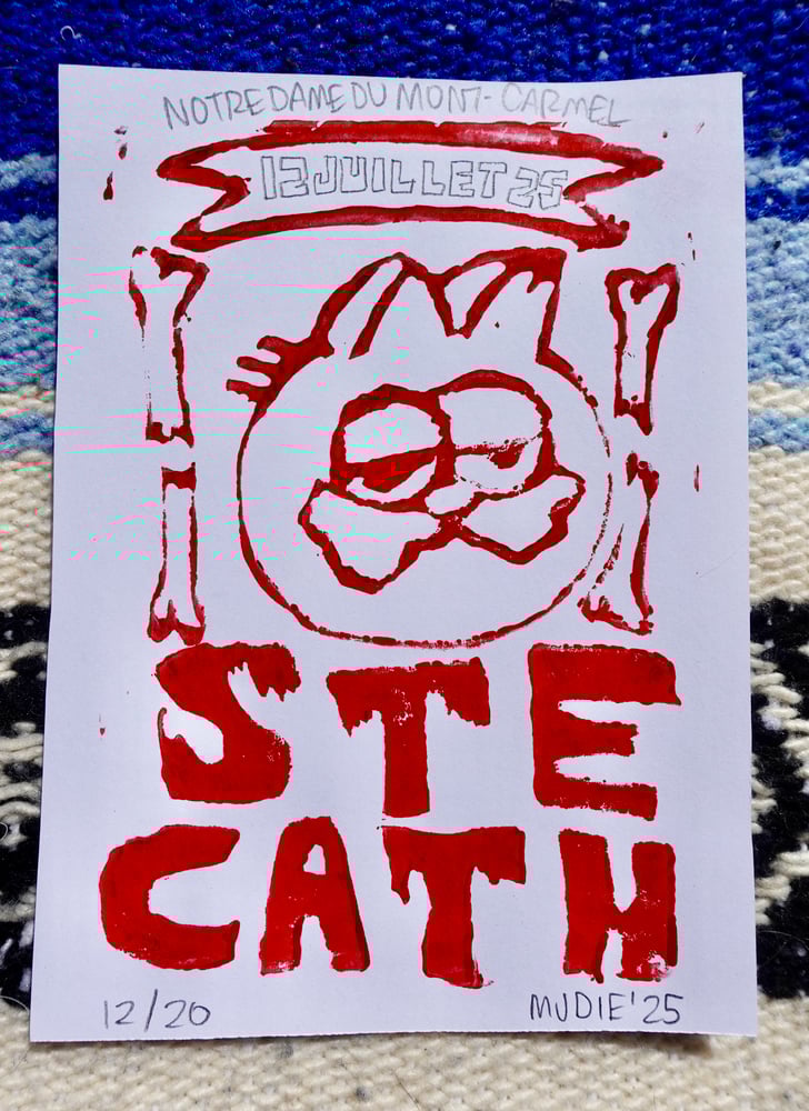 Image de The Sainte Catherines " 12 juillet 2025 " Print Lino Gravure ( /20 )