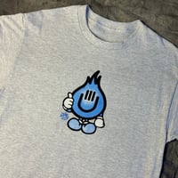Image 3 of Flame Boi Tee Grey