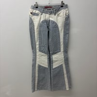 Image 2 of pinstriped parasuco jeans