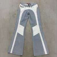 Image 1 of pinstriped parasuco jeans