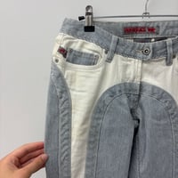 Image 5 of pinstriped parasuco jeans