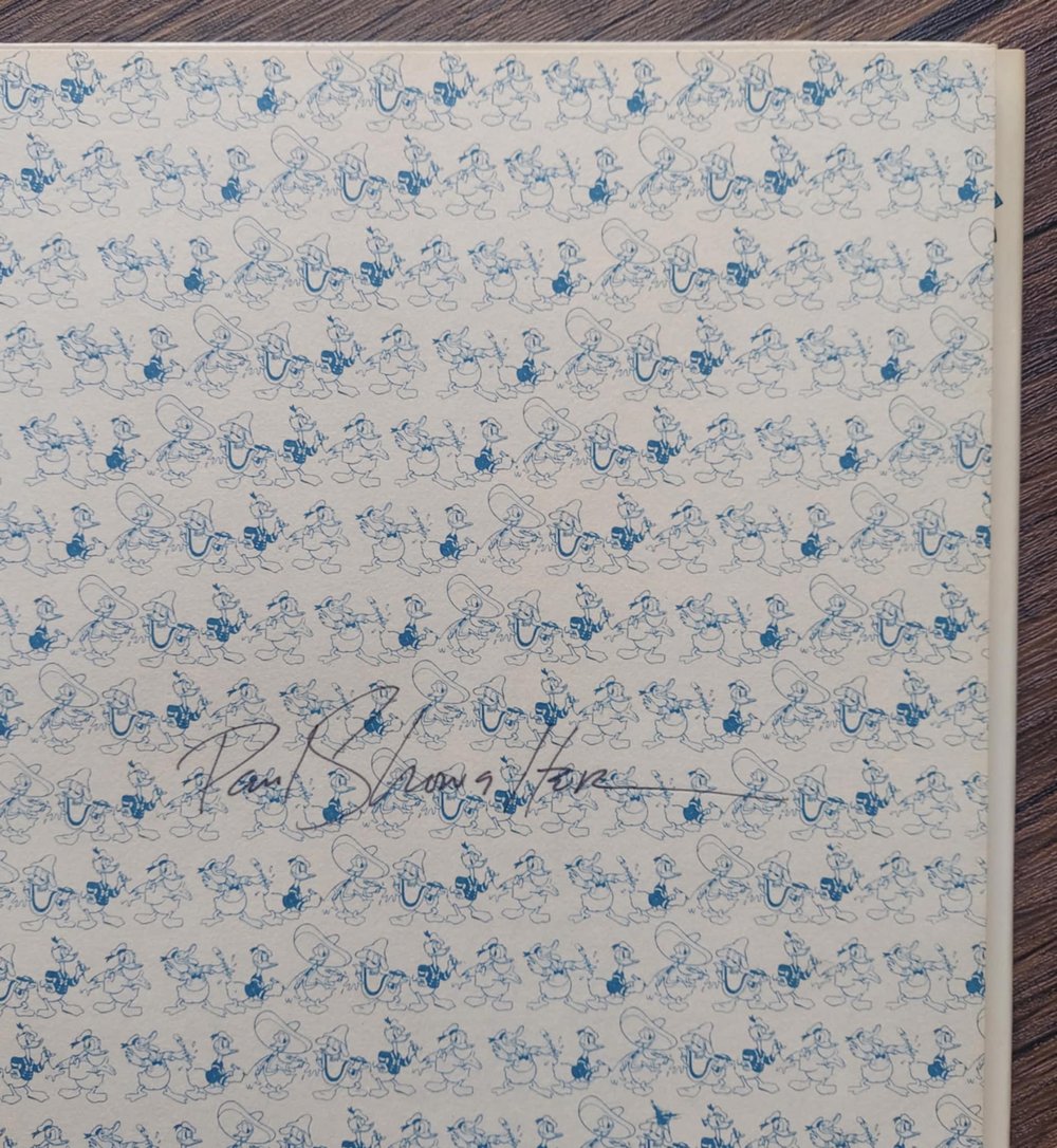 Walt Disney's Donald Duck: 50 Years of Happy Frustration - SIGNED