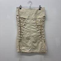 Image 2 of 00s lace up skirt 
