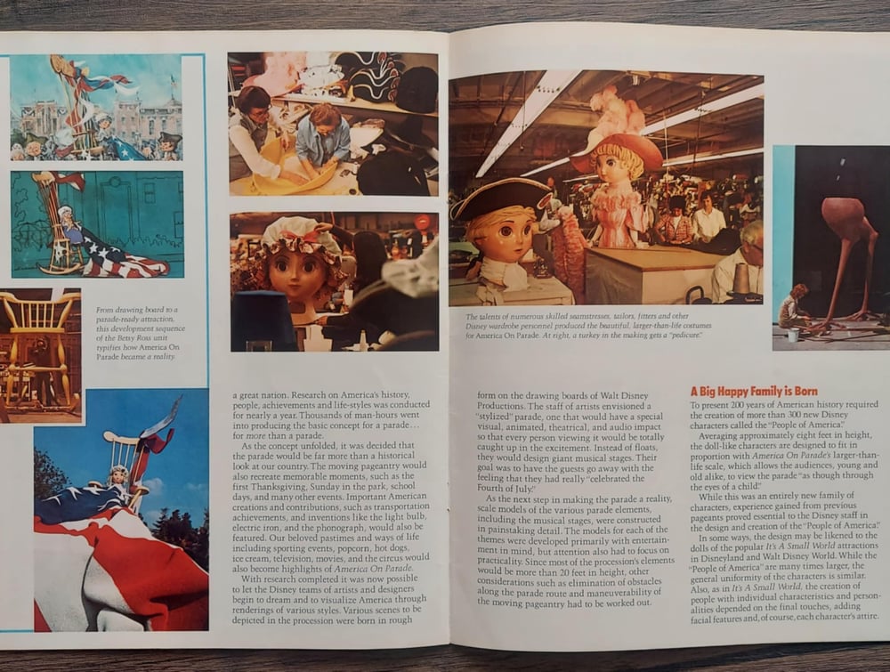 America on Parade – A Salute…A Celebration at Disneyland and Walt Disney World - SIGNED x2