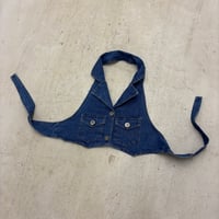 Image 1 of 00s denim halter