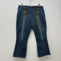 Image 1 of 725 lace up capris 