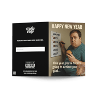 Image 4 of THIS TIME IT’S HAPPENING. TOTALLY. – NEW YEAR GREETING CARD