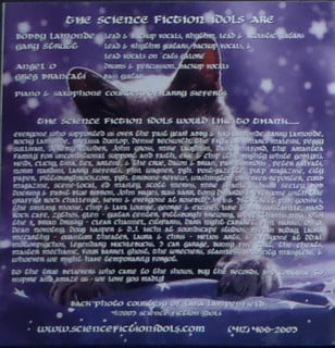 Science Fiction Idols "Spooky Sugar" CD