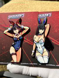 Image 8 of KLK Ryuko & Satsuki Bunny 3.5" Hard Enamel Pins **EXTRAS**