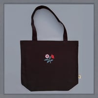 Black Floral Tote