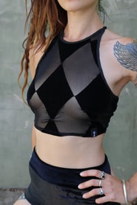 Image 3 of HARLEQUIN CROPTOP