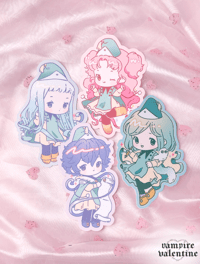 Image 1 of Witch Hat Apprentices Anime 3"  Vinyl Stickers
