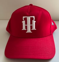 Image 2 of Hustle Team Red Baseball Cap 2021 Snapback