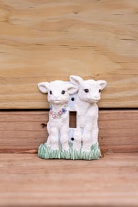90s lamb ceramic light cover