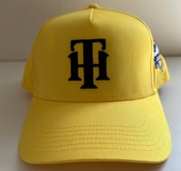 Image 1 of Hustle Team Yellow Baseball Cap 2021 Snapback