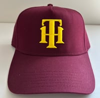 Hustle Team Burgundy Baseball Cap Snapback Redskins