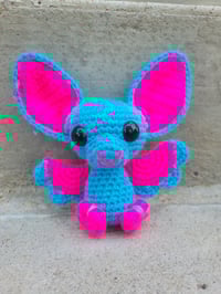 Image 1 of Blue and Pink Bat