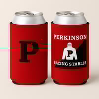 🔥 Perkinson Racing Stables Beer Cozie – Track-Tested Style, Ice-Cold Grip!