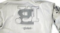 Image 5 of City Global "reflective" Hoodie (Cement)