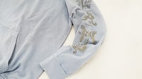 Image 4 of City Global "reflective" Hoodie (Blue)