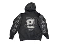 Image 1 of City Global "reflective" Hoodie (Grey)