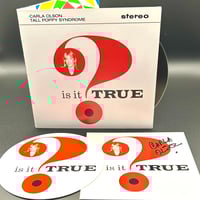 Carla Olson and Tall Poppy Syndrome "Is It True" compact disc signed by Carla Olson