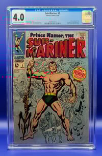 Image 1 of Sub-Mariner #1 (1968) – CGC 4.0 – Silver Age Key!