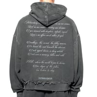 Image 3 of MELANCHOLY POET  HOODIE