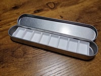 Image 1 of CUSTOM - Medium Steel Magnetic Palette: Your Choice of Glitter Watercolors 1/4, 1/2, and Full Pan...