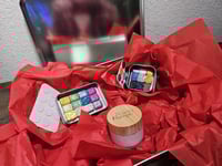 Image 1 of Set of 3: Magical Wheel of the Year, Goddess of the Month, and 50 ml Glaze; Mica, Glitter, and Ch...