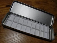 Image 1 of CUSTOM - Large Steel Magnetic Palette: Your Choice of Mica Watercolors 33 1/4, 33 1/2, or 18 Full...