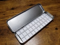 Image 2 of CUSTOM - Large Steel Magnetic Palette: Your Choice of Mica Watercolors 33 1/4, 33 1/2, or 18 Full...