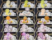 Image 3 of 20% off, I want to get rid of my Plastic! Boxed Set of 128 Pans of ALL the Glitters Colors Handma...