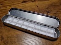 Image 3 of CUSTOM - Medium Steel Magnetic Palette: Your Choice of Glitter Watercolors 1/4, 1/2, and Full Pan...