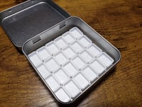 Image 3 of CUSTOM - Small Steel Magnetic Palette: Your Choice of Glitter Watercolors 24 1/6th, 12 1/4th, 12 ...