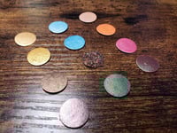 Image 6 of Magical Crafting Litha Summer Solstice Metal Magnetic Palette 12 1/4 Pans Watercolor Handmade Bou...