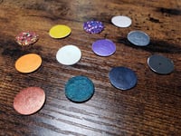 Image 6 of Magical Crafting Samhain Halloween Wicca New Year Metal Palette 12 1/4 Pans Handmade Boutique Wat...