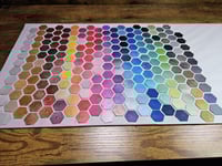 Image 4 of Handcrafted Mica Watercolor Paints Select from 217 Colors in 2.5 ml white Ceramic Pots