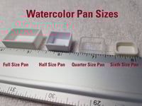 Image 5 of CUSTOM - Medium Steel Magnetic Palette: Your Choice of Glitter Watercolors 1/4, 1/2, and Full Pan...