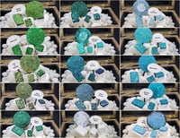 Image 7 of 20% off, I want to get rid of my Plastic! Boxed Set of 128 Pans of ALL the Glitters Colors Handma...