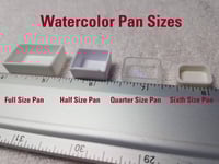 Image 5 of Custom Sample Tin Flower Bouquet Metal Magnetic Palette 14 x .5 ml Mini Pan Handmade Watercolor P...