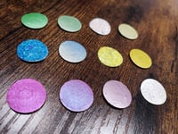 Image 9 of Magical Crafting Imbolc Wicca Spring Solstice Metal Palette 12 1/4 Pans Watercolor Paint Palette ...