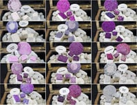 Image 9 of 20% off, I want to get rid of my Plastic! Boxed Set of 128 Pans of ALL the Glitters Colors Handma...