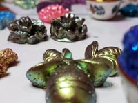Image 1 of Magical Garden Watercolor Paints 26 Stunning Handmade Dazzling Diamond Mica Colors No Plastic Pan...