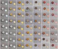 Image 7 of Handcrafted Mica Watercolor Paints Select from 217 Colors in 2.5 ml white Ceramic Pots